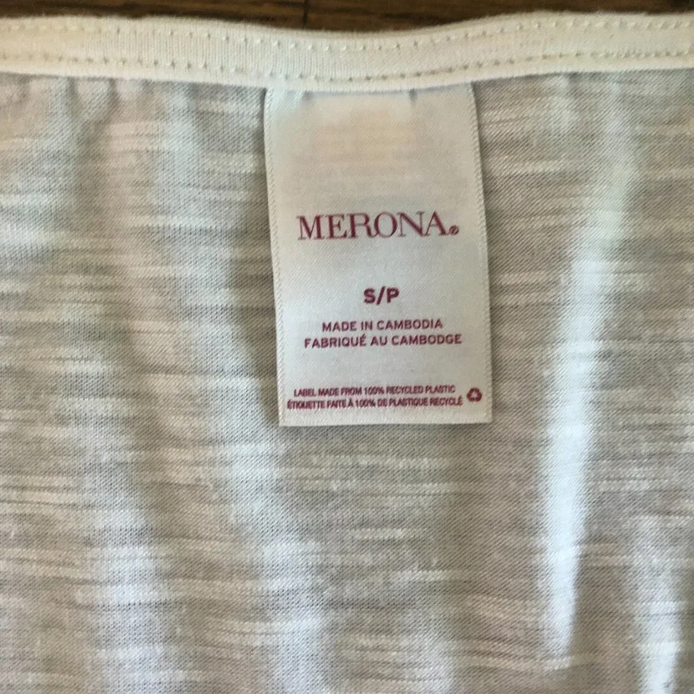 White Merona Swimsuit Coverup w/Front Lace Detailing